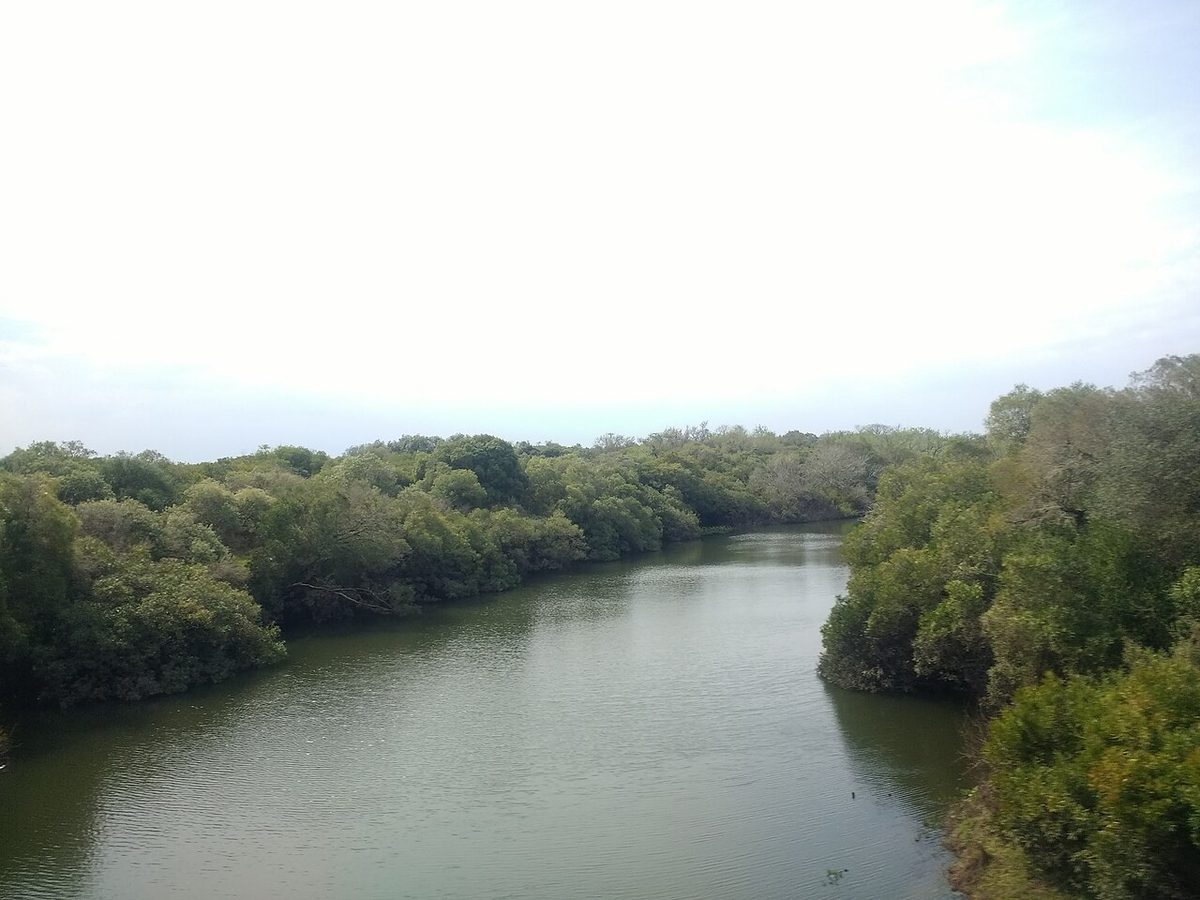 The Arroyo Guaviyu running past the thermal complex