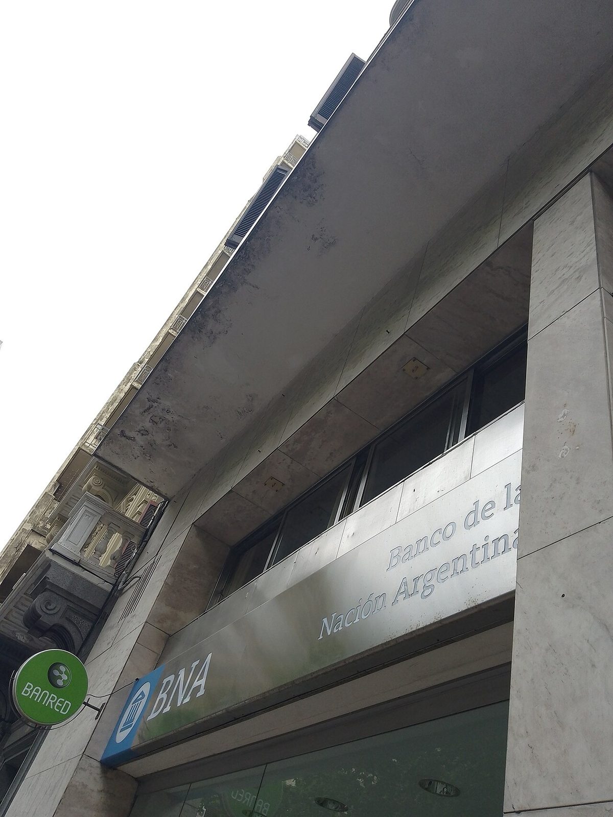 A bank branch in central Montevideo, where ATMs dispense Uruguayan pesos