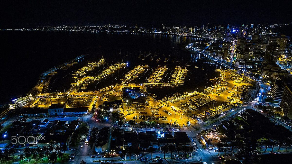 The marina and skyline of Punta del Este, Uruguay's seasonal coastal remote-work spot