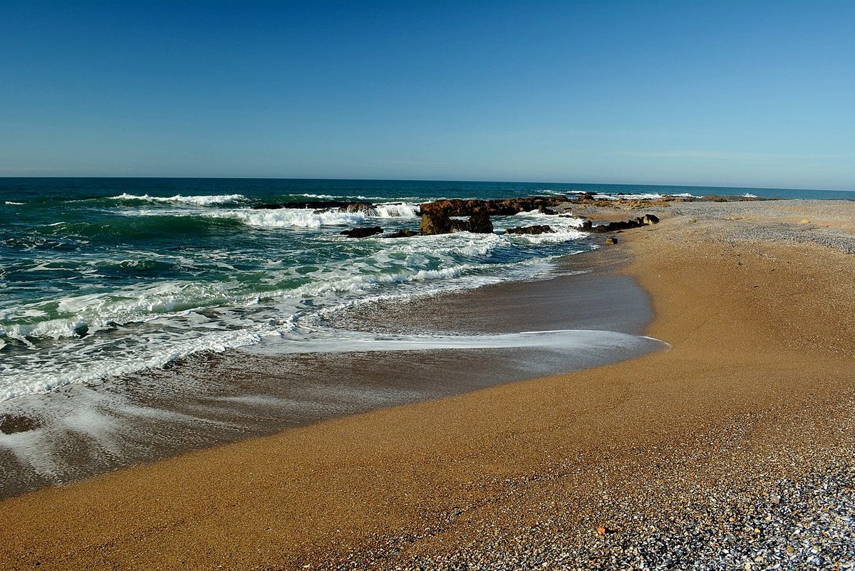 A wide Atlantic beach at La Paloma, one of the stops on a Rocha coast road trip
