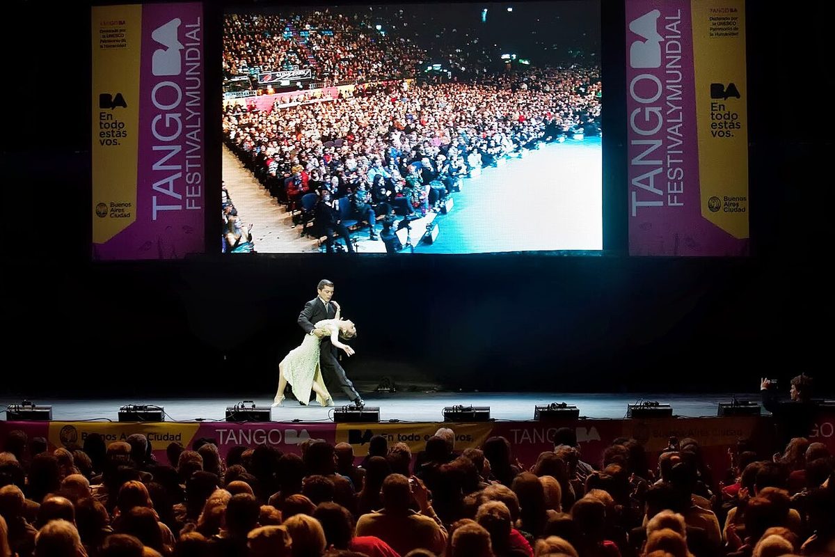 Tango performance - a UNESCO heritage shared across the Rio de la Plata by Uruguay and Argentina